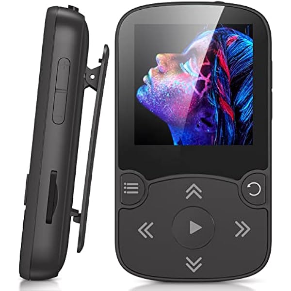 AGPTEK Odtwarzacz MP3 Bluetooth 5.3 Sport 32 GB z kolorowym ekranem TFT 1,5\
