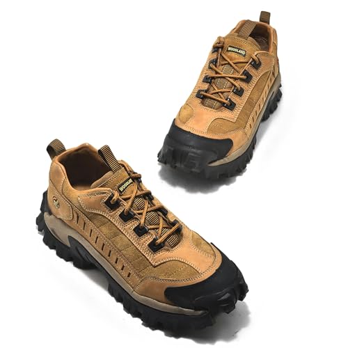 Image of Woodland Men Khaki Casual Shoes