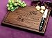 Straga Personalized Cutting Boards | Handmade Wood Engraved Charcuterie | Custom Wedding, Anniversary, Housewarming Gift for Couples and Newlyweds (Floral Ampersand Design No.410)