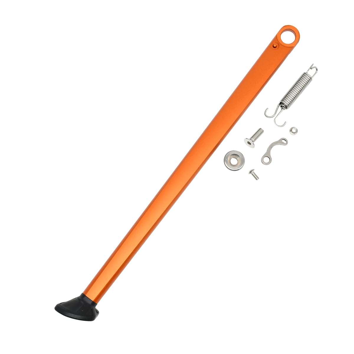 Moto Cavalletto Laterale Cavalletto for cavalletto laterale di parcheggio(Orange With Spring)