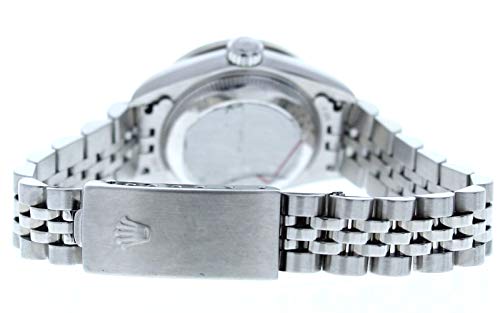 Rolex Ladys Datejust 69160 (Automatic) White Roman Dial & Custom Diamond Bezel (Certified Preowned)3