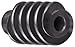 Martin WH16D Worm Gear, 14.5? Pressure Angle, High Carbon Steel, Inch, 1.000" Face, 1/4" Bore Diameter, 0.625" Pitch Diameter, Outer Diameter, 16 Teeth