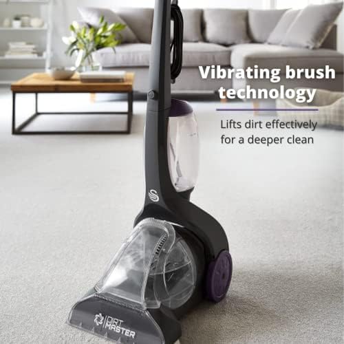 Swan Dirtmaster Carpet Cleaner, Lightweight Wet Cleaner for Carpets, Rugs and Car Seats, Deep Cleaning with Stain Removal, Refreshes and Neutralises lingering Pet Odours - Black (SC17310N)