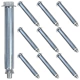 MUELODSIC 10 Stück Spreizdübel M8X80 aus Kohlenstoffstahl Spreizbolzen...