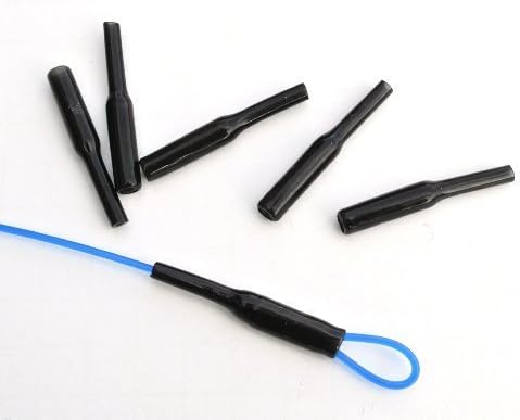 Black Crimp Protectors Rigs 25 Pieces Decoy and Lure rigs