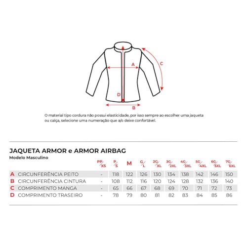 Jaqueta Texx Armor Masc Pret M