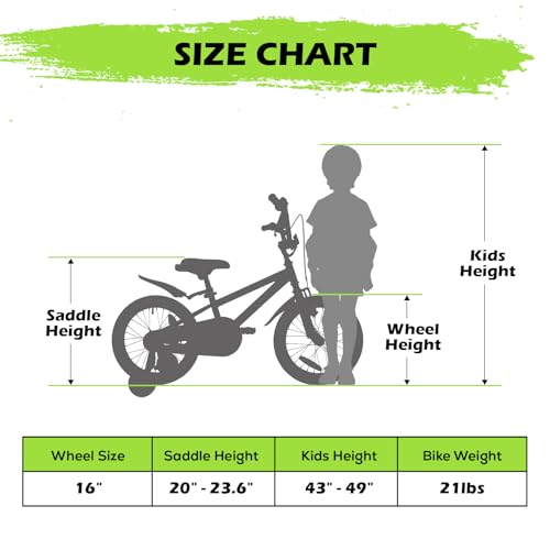 WEIZE 16 Inch BMX Style Bike