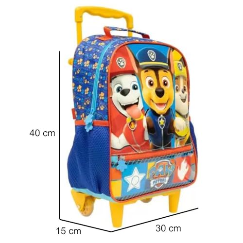 Mochila Com Rodinhas 16 Paw Patrol R 10790 - Xeryus