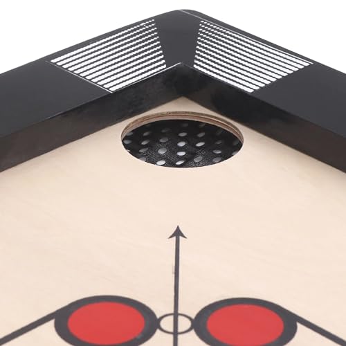 Image of Pro Play Premium Wooden Carrom Board Game for Kids & Adults with Coins Striker and Boric Powder (Medium Size 26 * 26 with Wodden Coin)
