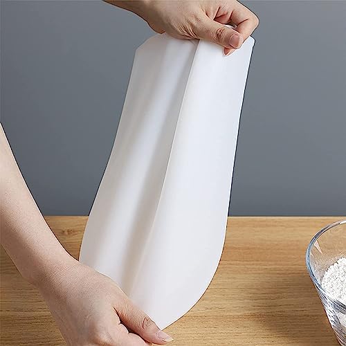 Image of KOMUEE ELEGAR Silicon Atta Kneading Dough Maker Bag -,Glass Food Storage Containers with Lids,BPA Free,Microwave, Oven, Freezer and Dishwasher,White Food-Grade Mixing & Storage Tool (1 pcs)