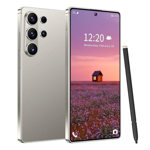 BAOWU I26 Ultra 5G Unlocked Phones, Built in Pen, 7000mAh Long Battery Life Smartphone, 6.99" HD Screen Unlocked Cell Phone, 16+512GB Phone for Android15, Face ID/Fingerprint Lock/Dual SIM/GPS (Grey)