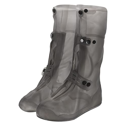 Surchaussures étanches PATIKIL avec semelle antidérapante en silicone gris L