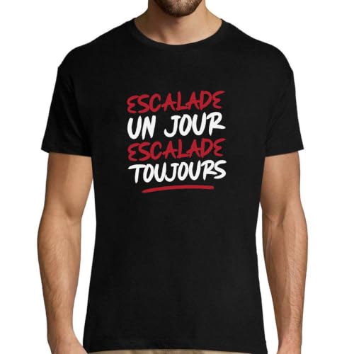 Cadeau escalade homme original avec ce t-shirt humour idéal pour l'anniversaire de papa