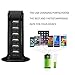 6-Port USB Wall Charger Desktop Charging Station Quick Charge,Compatible with lphone15, 14,13, 12, 11, XS, XR, X, SE, 8, 7, Ipads, Samsung Galaxy, Tablets and Other Electronics(Black)