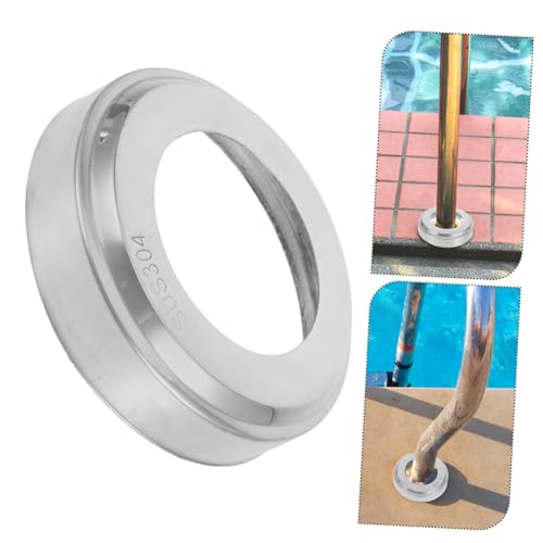 Escudos para escalera de piscina acero inoxidable 4 piezas miniatura 7