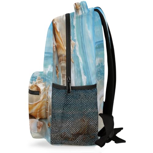 Mochila para laptop 15.6 de estrellas de mar para estudiantes 3