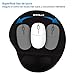 immagine 5Anpollo Tappetino Mouse Ergonomico con Supporto per Il Polso, Tappetino per Mouse in Gel Confortevole, Tappetino Mouse Gaming Resistente - Nero
