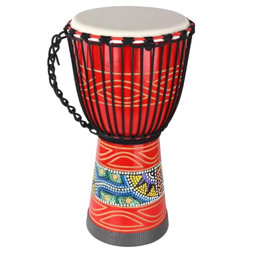 BGMUSER Djembe Drum African Drum for Adults,10'' x 20'' Mahogany Goatskin Drumhead Hand Drums Gift...