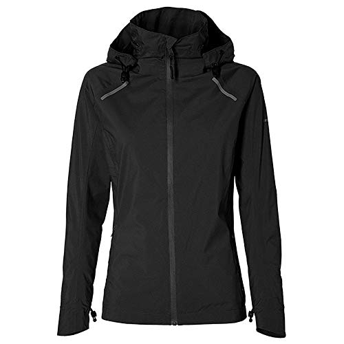 Veste de pluie femme respirante Basil Skane avec capuche ajustable