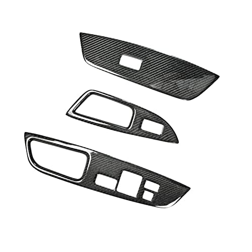 Panneaux de boutons en fibre de carbone pour masquer les rayures de portière de voiture