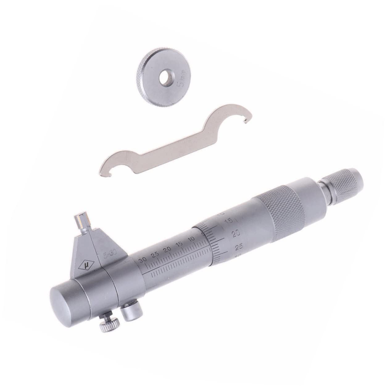 GANAZONO Inside Micrometer Measuring Instrument with Locking Clamp Dual Use Caliper for Internal Diameter Measurement Rustproof Wear Resistant Design