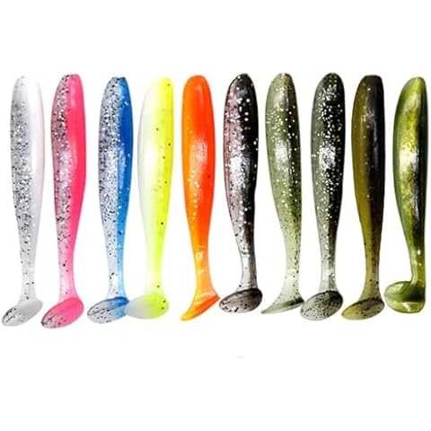 HOUSON 10-Piece Rubber Fishing Lures Set Cover