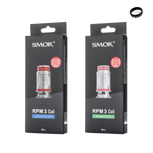 RPM3 Replacement Coil 0.15�� 0.23�� Smok �X���b�N �����p �R�C�� ���b�V��RPM Nord �d�q�^�o�R VAPE HANA �I���W�i���o���h�t�� (0.23��)