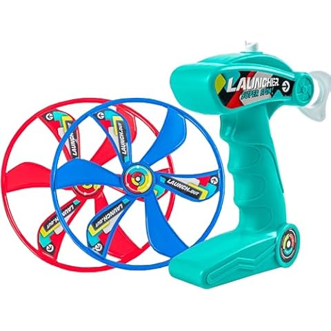 YUEMING Flying Saucer Toy with Launcher Cover