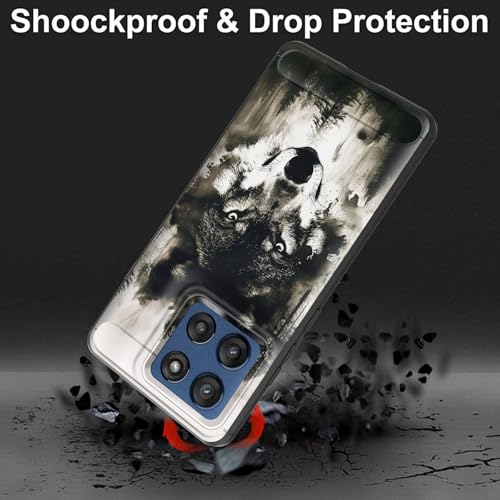 smauncucn for Moto Edge 2025 Case,Soft TPU Slim Fashion Anti-Fingerprint Non-Slip Protective Phone Case Cover for Motorola Moto Edge 2025,Wolf in the Forest - image 4