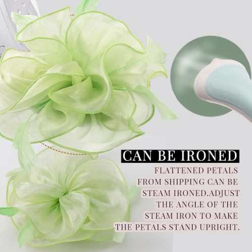 Image of DRESHOW Fascinators Hat Tea Party Headwear Ribbons Feathers on a Headband and a Clip for Women