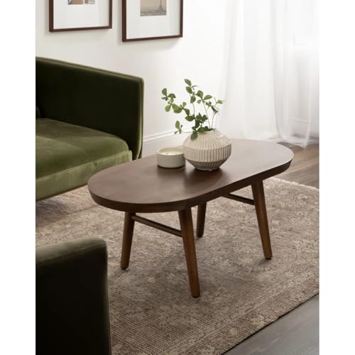 Image of MISAN Solid Sheesham Wood Coffee Table - Elegant Center Table with Two Spacious Drawers | Sturdy & Stylish Wooden Furniture for Home & Living Room (C - Hony)
