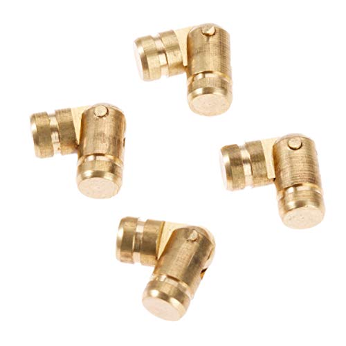 Muggyz 100-Pack Copper Barrel Hinges Cylindrical Hidden Cabinet Concealed Invisible Brass Hinges For Jewelry Box Case Furniture Hardware #TOP4