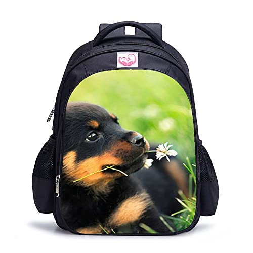 Cartable chien 3D de 16 pouces pour la rentrée scolaire des ados, garçons et filles