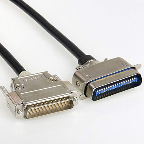 Cables DB25 Parallel Printer Cable DB25 Pin to CN36 Pin Date Cable DB 25P to CN 36P Cable Pure Copper 1m 1.5m 2m 3m 5m 8m 10m - (Cable Length: 3m, Color: Orange)