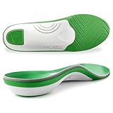 VALSOLE 250+ lbs Plantar Fasciitis High Arch Support Insole for Men Women,Heavy Duty Support Pain Relief Orthotics Insert,Relieve Flat Feet,High Arch,Foot Pain,Standing All Day Boot Work Shoe Insole