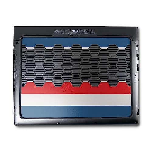 Image of MightySkins Skin Compatible with Alienware M18 R1 (2023) Full Wrap Kit - Sailor Stripes | Protective, Durable, and Unique Vinyl Decal wrap Cover | Easy to Apply & Change Styles | Made in The USA