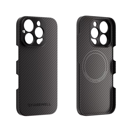 FREEWELL Pro Filmmaker Case for iPhone 16 Pro - Filtry magnetyczne i mocowanie obiektywu 17 mm Czarny