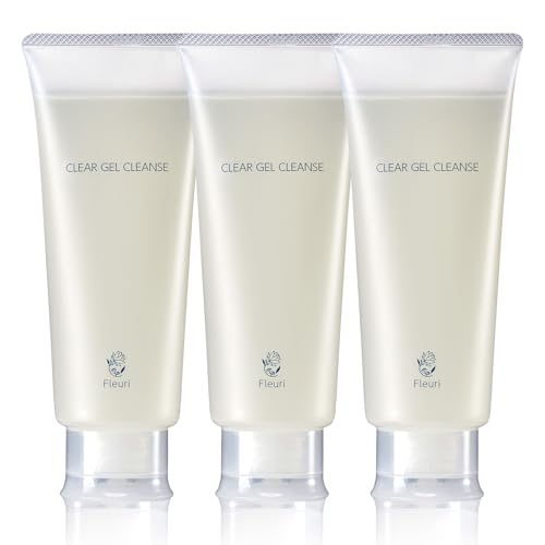 フルリ クレンジングジェル クリアゲルクレンズ クレンジング メイク落とし 毛穴 黒ずみ 角質ケア 敏感肌 乾燥肌 オイルフリー まつエクOK 150g 3本のサムネイル
