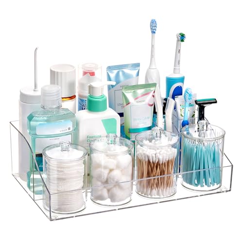 Vtopmart 5 PCS Bathroom Countertop Organizer, 1 Divided...