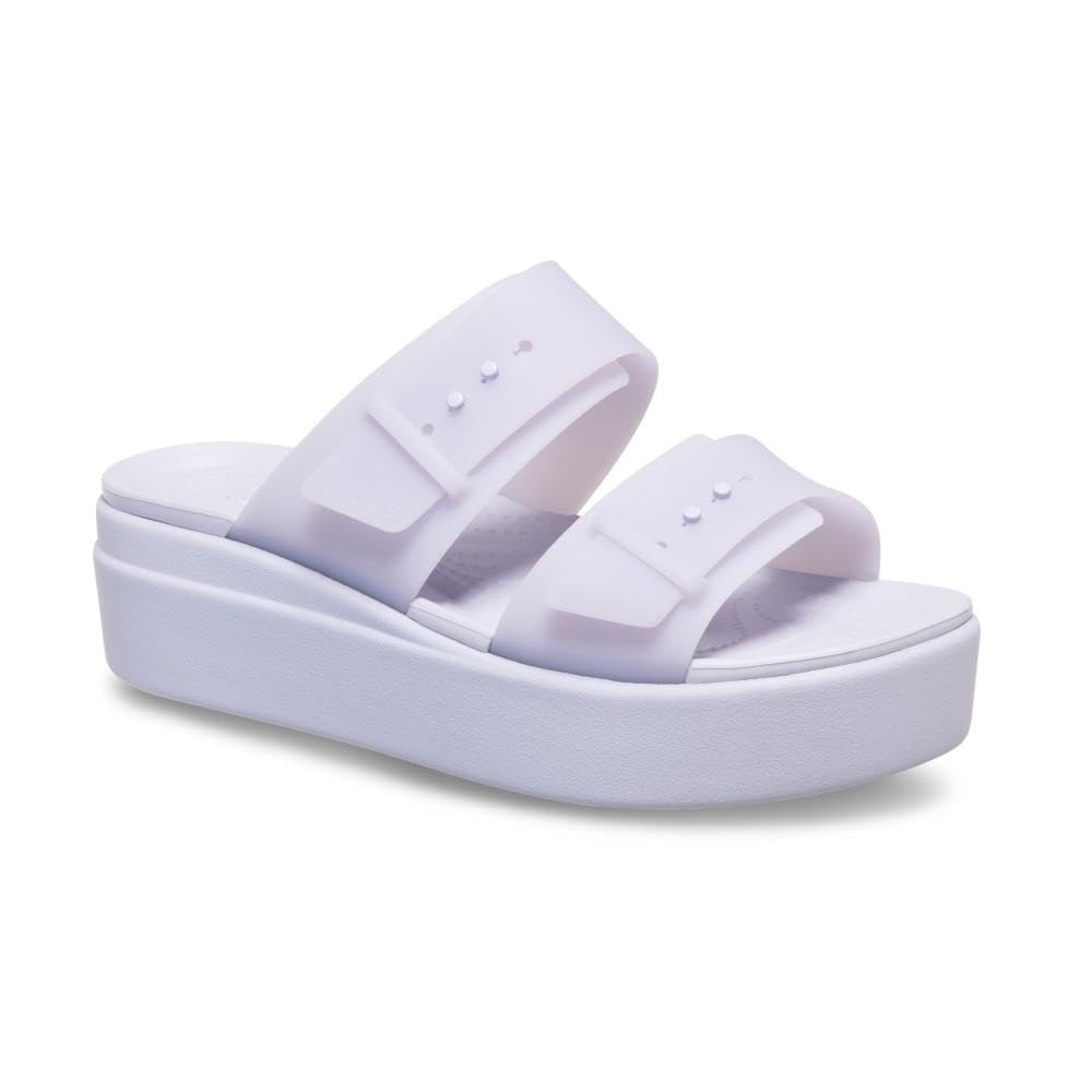 Crocs Brooklyn Bucklefrostedlowwedge SandaliUnisex - Adulto