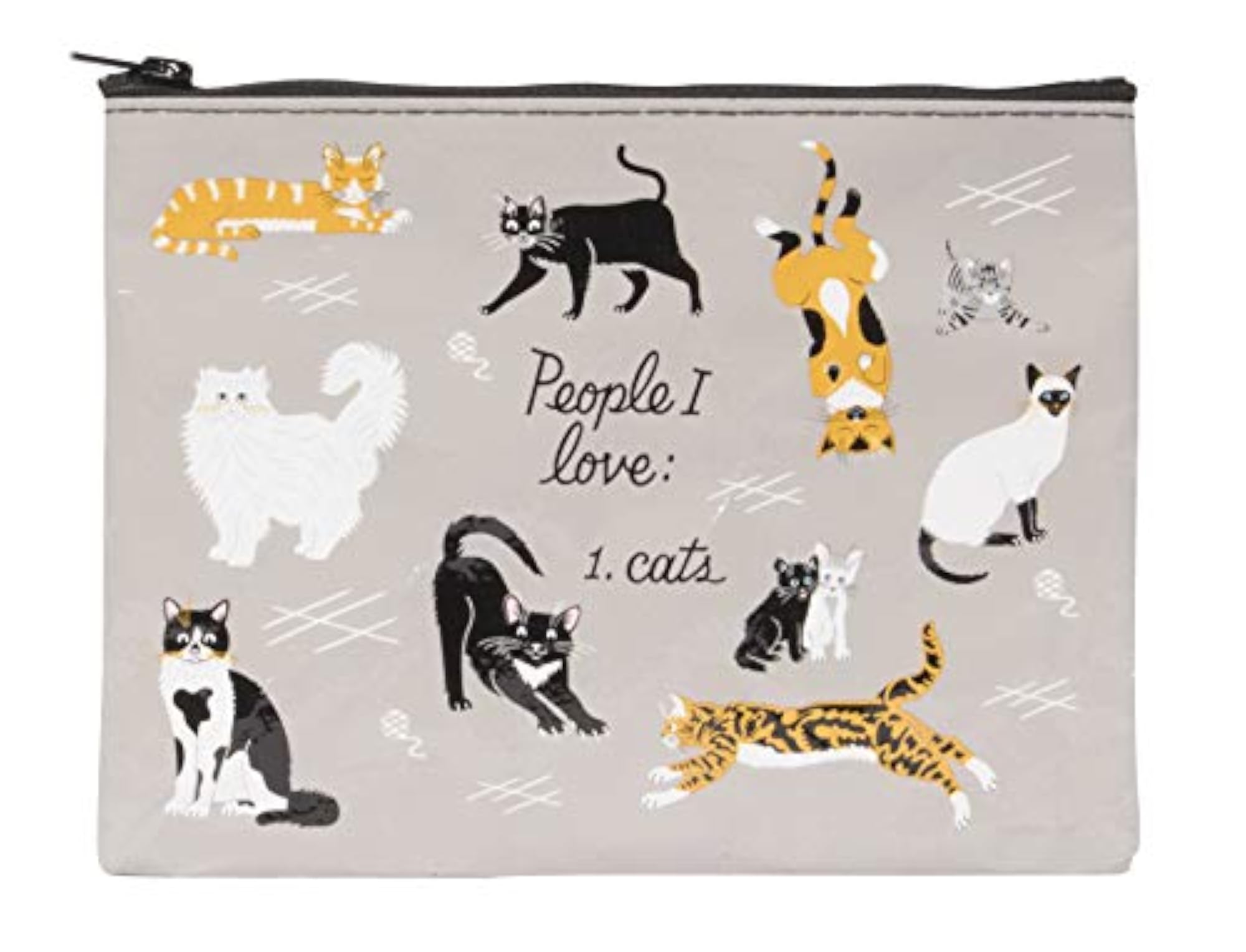 Zipper Pouch, People I Love: Cats, Eco-Friendly