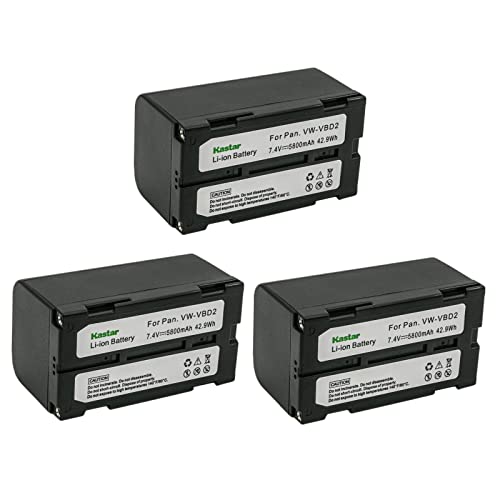 Kastar 3-Pack BDC-70 Battery Replacement for Hitachi/Topcon GNSS