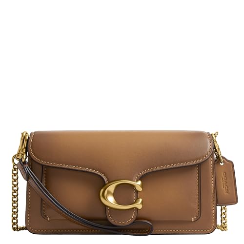 Coach Tabby 19 Shoulder Bag with Burnishing, B4/Honey Brown