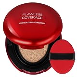 LOPHE Podkład pod makijaż Red Shell Natural Full Coverage, 24 godziny trwałego makijażu, wodoodporny, nawilżający, przezroczysty korektor, odpowiedni dla wszystkich rodzajów skóry (02#SHELL BEIGE)