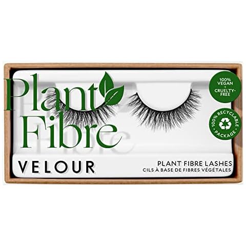 Velour Plant Fibre Lashes - A New Leaf - Hemp-Derived False Eyelashes - Lightweight, Reusable, Handmade - Wear up to 25 Times - Natural Fake Lashes - 100% Vegan, Soft and Comfortable, All Eye Shapes Cover