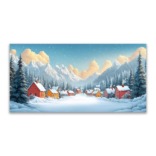 Tableau decoration murale de salon rouge style minimaliste pour maison