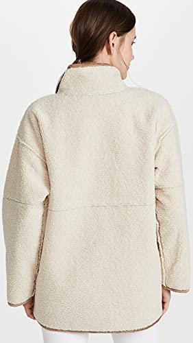 VELVET BY GRAHAM & SPENCER Women's Albany Lux faux Fur Reversible Jacket, Sand, XS3
