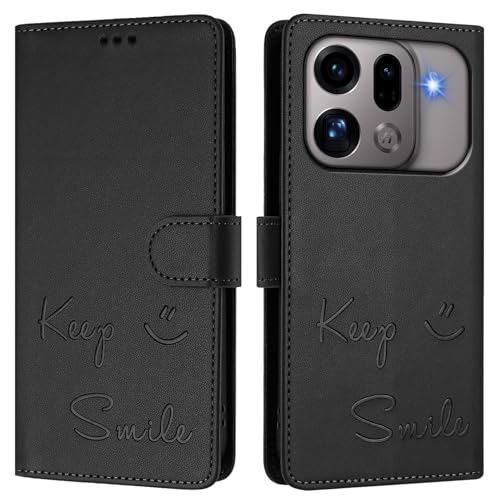 �X�}�z�P�[�X �Ή��@�� for Oppo Find X9s Pro �X�}�z�P�[�X�y�J�[�h�z���_�[�E�E�H���b�g�E�}�O�l�b�g�o�b�N���E�t���b�v�E�X�^���h�@�\�t���zBlack