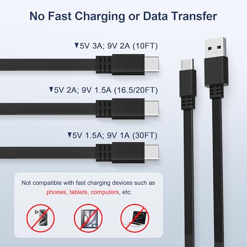 Câble 9M de recharge plat USB A vers USB C extra long pour Blink Outdoor 4 eufy - 6