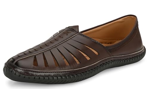Karaddi 5082 Men's Loafer Stylish Ethnic Peshawari Nagra Mojadi S...